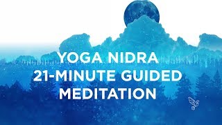 Yoga Nidra Meditation Video 21Minutes To Dynamic Sleep [upl. by Enelyar]