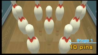 Wii Sports Training Bowling [upl. by Dammahum650]