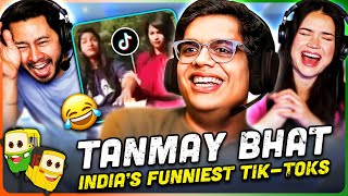 TANMAY BHAT  Indias Funniest Tik Toks REACTION  This one broke Jaby 🤣 [upl. by Yesor]