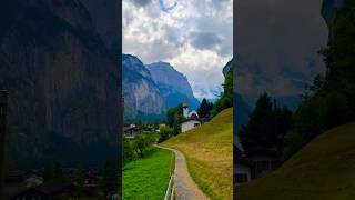 switzerland swisslandscapes swissvillage nature swiss swissbeauty shorts mountains alps [upl. by Atirihs787]