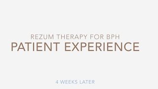 Rezum Steam Therapy for BPH Patient Testimonial [upl. by Rehtaef]