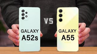 Samsung Galaxy A55 Vs Samsung Galaxy A52s 5G [upl. by Letisha308]