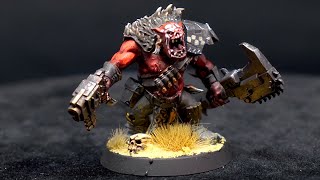 Slapchop Painting Ork Beast Snagga Boyz [upl. by Rusticus]