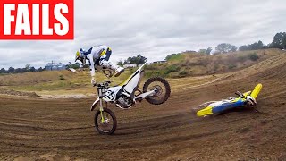 Funny Dirt Bike CRASHES and FAILS 2021 [upl. by Ronaele93]