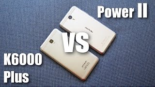 Comparison  Ulefone Power 2 vs Oukitel K6000 Plus Camera Speedtest Battery and more [upl. by Andrey]