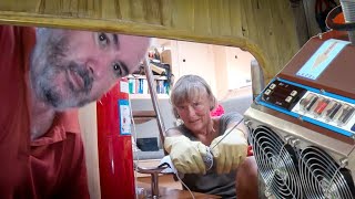 How to install a BOAT FRIDGE  Sailing Ep 165 [upl. by March]