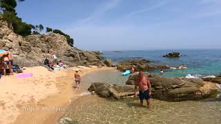 Platja d Aro Spain Beachwalk [upl. by Nyvets]