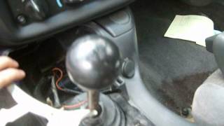 4th gen Camaro console and shift knob removal [upl. by Yesllek]