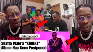 Shatta Wale amp King Paluta Recording A Jam in the Studio Shatta’s “KONEKT” Album Has Been Postponed [upl. by Baryram]