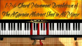 Chord Breakdown of 176 Movement in Ab Minor [upl. by Ahseinat913]