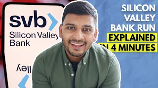 Silicon Valley Bank Run Explained in 4 Minutes in Basic English [upl. by Airlie]