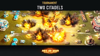 «TWO CITADELS» TOURNAMENT Art of War 3 RTS [upl. by Beryle]