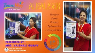 TEAMWAY ALKALIZER BOTTLE DEMO BY NATIONAL MARKETING HEAD MRS VAISHALI MADAM [upl. by Leinahtan]