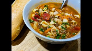 How to Make Pasta Fagioli Soup [upl. by Anivol]