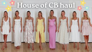 2500 DRESS TRY ON HAUL  House of CB spring 24 [upl. by Adla531]