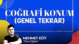 COĞRAFİ KONUM GENEL TEKRAR kpss yks genel tekrar [upl. by Shaina296]