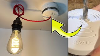 We Drilled a Hole in this Cavius Smoke Alarm Find Out Why [upl. by Gnanmas]