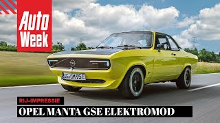 Opel Manta GSe Elektromod  AutoWeek Review  English subtitles [upl. by Idalina]