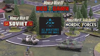 Team Yankee Battle Report Nordic Forces Norwegian Armor Versus Soviet Airborne [upl. by Keeton332]