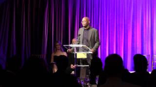 Samuel L Jackson speaks at the AIS Gala 2013 [upl. by Izogn]