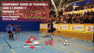 Highlights Geneva Dragons vs Valderuz Flyers  LNA 20222023 [upl. by Roseline173]