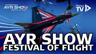 International Ayr Show  Festival of Flight 2023 Live Stream SATURDAY [upl. by Yleme814]