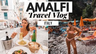 Amalfi Italy Vlog Best Restaurants amp Beaches on Amalfi Coast [upl. by Nikolai413]