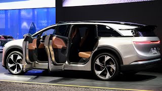 2025 Lucid Gravity Luxury Electric SUV with More Space and Utility 440 mi  LA Auto Show 2023 [upl. by Maddocks241]