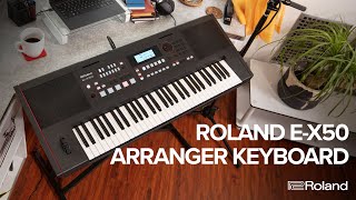 Introducing the Roland EX50 Arranger Keyboard [upl. by Asatan349]