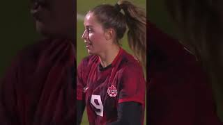 Jordyn Huitema gets her 18th goal for CanWNT 🇨🇦 [upl. by Einuj455]