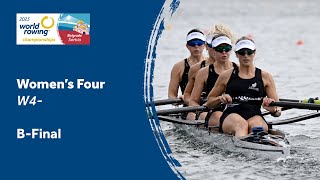 2023 World Rowing Championships  Womens Four BFinal  Olympic Qualification [upl. by Neelrad217]