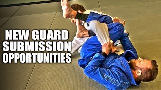 New Guard Submission Opportunities  JiuJitsu Techniques [upl. by Starbuck]