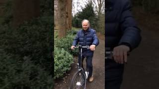 Sitgo Electric loopfiets zitstep voor volwassenen  testrit mijnh Mantel [upl. by Tammany]