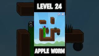 Apple worm game lv 24 New Player appleworm fungame game mobilegaming [upl. by Norby]