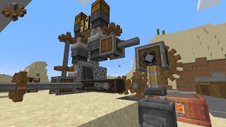 Andesite Alloy Farm And some auto mining tests  Create Mod Survival Ep3 [upl. by Airdnas]