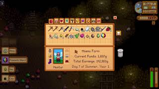 First Prismatic Shard for my Galaxy Sword obtained  Stardew Valley 16 [upl. by Nasho]