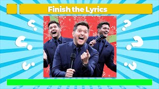 Finish the Lyrics Christmas Songs [upl. by Geilich953]