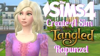 The Sims 4 Create A Sim  Tangeled  Rapunzel [upl. by Amir]