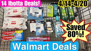 Walmart Haul  Save 80 Using All Digital coupons Ibotta Rebates 41442024 [upl. by Estrellita]