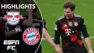 Leon Goretzka powers Bayern Munich in win vs RB Leipzig  ESPN FC Bundesliga Highlights [upl. by Drawyeh735]