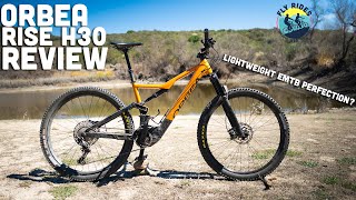 2022 Orbea Rise H30The Best of the Lightweight Electric Mountain Bikes of 2022 Full Review [upl. by Humpage580]