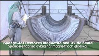 Alstom Turbine Cleaning In Turbine Hall [upl. by Eiba]