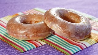 Healthier Oven Baked Doughnuts  Glazed Donuts [upl. by Winzler]