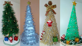 DIY 4 Árboles Navideños Con Reciclaje  Adornos Navideños 2018  Manualidades Navideñas diynavidad [upl. by Magna]