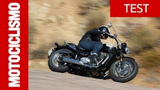 Triumph Bonneville Speedmaster 2018  Test  Motociclismo [upl. by Haimes882]