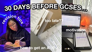 30 DAYS BEFORE GCSES 2023  4 Week Revision Plan for GCSES motivation A revision tips [upl. by Terrell]