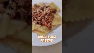 Salsa para Pastas Fácil de hacer y en poco tiempo ya tienes un almuerzo [upl. by Nerual997]