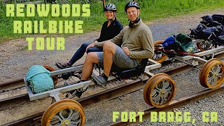 Redwoods Railbike Tour Fort Bragg [upl. by Airdua]