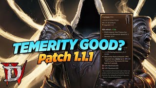 Is Temerity Any Good  Diablo 4 patch 111 [upl. by Assirrak597]