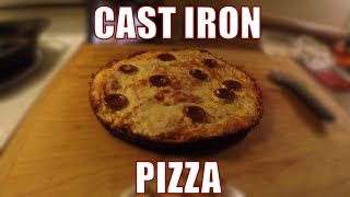 Cast Iron Pan Pizza at 2am [upl. by Enilaf]